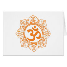OM - Ohm - Om-Symbol Grußkarte