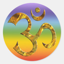 OM/OM - GOLD | chakren Farbe Sticker