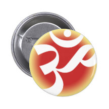 OM (rot) Anstecknadelbuttons