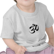 OM - SANSCRIT FÜR FRIEDEN T-SHIRTS