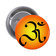 OM-Symbol Anstecknadelbuttons