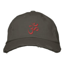 OM-Symbol Bestickte Mütze