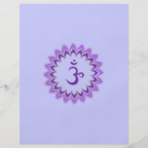 OM-Symbol/Krone Chakra Flyer