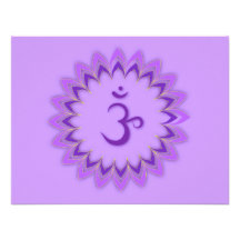 OM-Symbol/Krone Chakra Personalisierte Einladungen