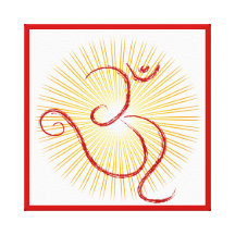 OM-Symbol Leinwanddrucke