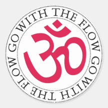 OM-Symbol u. -slogan Sticker