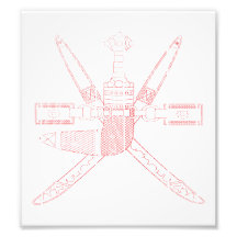 Oman-Wappen Fotografien