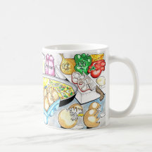 Omelett Kaffee Tassen