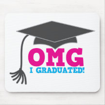 OMG I GRADUIERT! großes Abschlussgeschenk Mousepads