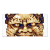 Oni Netsuke Fotokartenvorlage