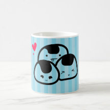 Onigiri Freunde - niedlicher Becher Kaffeehaferl