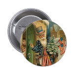 Onkel Sankt Christmas Button