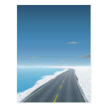 OnTheRoadAgain - Eis-Straße Postkarten