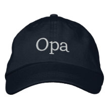 Opa stickte Hut Bestickte Baseballkappe