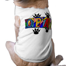 OPAL~ PERSONALISIERTES BGLETTERS ~ PET-WARE FÜR HU HUNDE T SHIRT