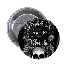 Ophelias sehr bitterer Wermut Button