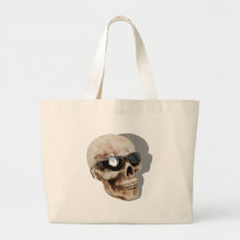 OpticalSkull042109shadows Leinentasche