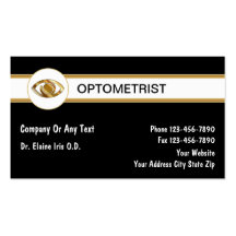 Optometriker-Visitenkarten