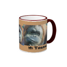 Orang-Utan hallo!. Kaffeehaferl
