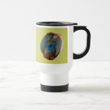 Orang-Utan männlicher Reise-Becher Kaffee Tasse