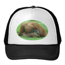 Orang-Utan Snoozing Baseballmütze