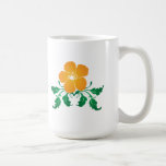 Orange Blume: Vektorzeichnen: Tee Tasse