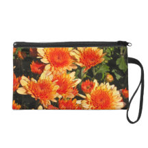 Orange Blumen-Handgelenk Bagette