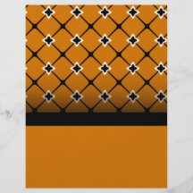 orange Blumendiamanten Vollfarbige Flyer
