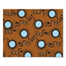 Orange braune Kreise Photo