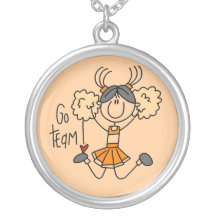 Orange Cheerleader-Halskette