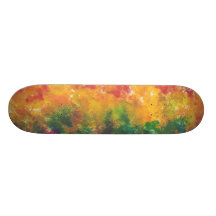 Orange Flammen-Skateboard A3 Individuelle Skateboards
