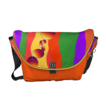 Orange Freuden-Rickshaw-Bote-Tasche Kurier Tasche