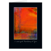 Orange-Gerahmt-ThinkingofYou Karte