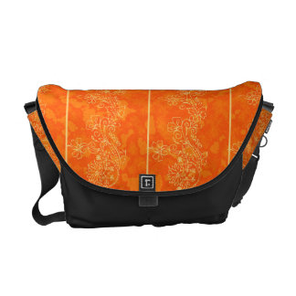 orange Goldbote Courrier Taschenverzierung Kurier Tasche