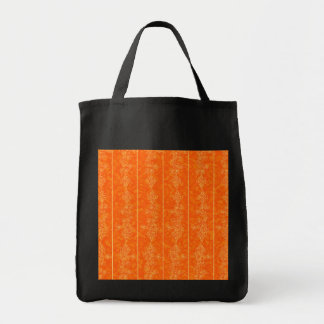 orange Goldmuster-Verzierungshintergrund Tasche