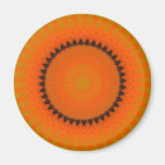 Orange Kaleidoskop-Magnet Magnets