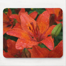 Orange Lilie Mousepad