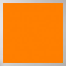Orange Plakatdruck