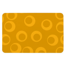 Orange Retro Muster Magnete