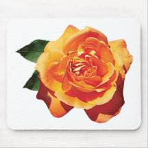 Orange Rose Mousepad