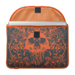 Orange Schädel Sleeve Für MacBook Pro