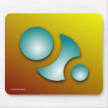 Orange Space Mousepads