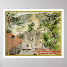 Orange Vintager Aufkleber Plakatdrucke