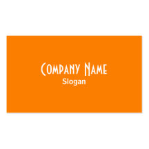 Orange Visitenkarte