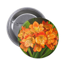 orangee Blumen Buttons