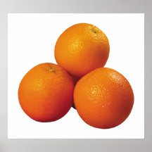 Orangen-Plakat