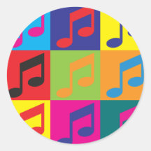 Orchester-Pop-Kunst Sticker