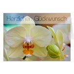 Orchidee • Geburtstagskarte