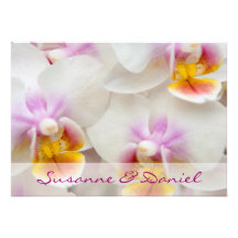 Orchidee • Hochzeitseinladung