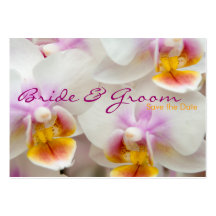 Orchidee • Save the Date Minikarte Visitenkarte